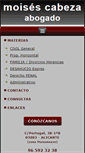Mobile Screenshot of moisescabeza-abogado.com